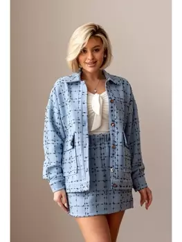 Юбки МЮ-210 небесный