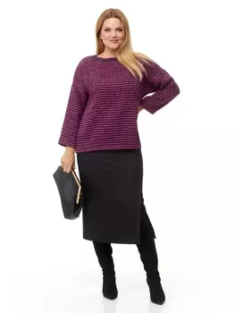 Юбочные костюмы 1042.1 маджента/черный
