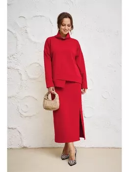Юбочные костюмы 1050.2 красный