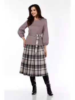 Юбочные костюмы 1056 пыльно розовый