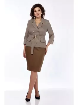 Юбочные костюмы 1146/1 коричневый