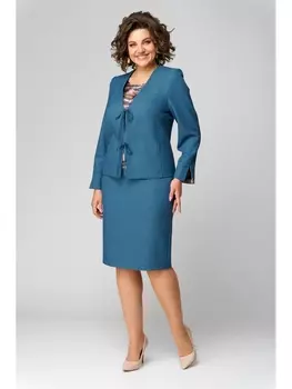 Юбочные костюмы 1183 бирюза