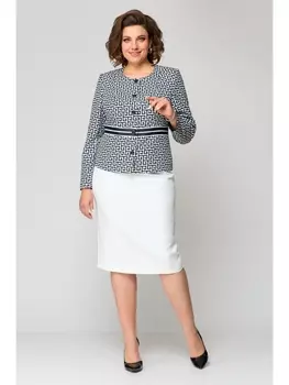 Юбочные костюмы 1187 молочный