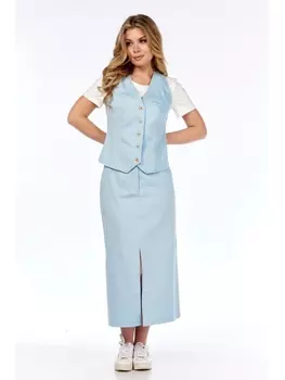 Юбочные костюмы 1205 голубой