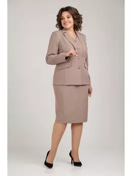 Юбочные костюмы 1207 светло-коричневый