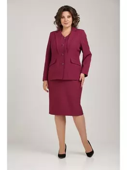 Юбочные костюмы 1207 винный