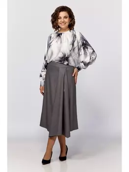 Юбочные костюмы 1208 серый