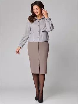 Юбочные костюмы 1217 беж