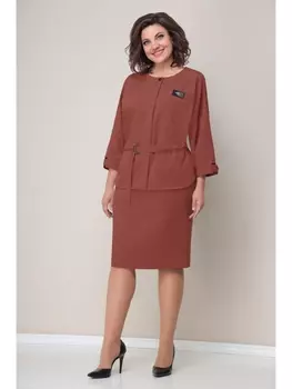 Юбочные костюмы 1249 терракот
