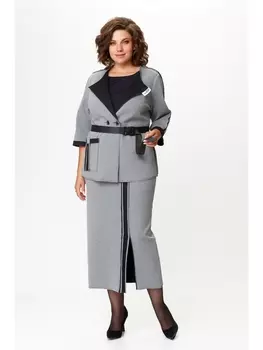 Юбочные костюмы 1388 серый