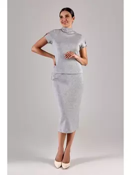 Юбочные костюмы 1422 серый