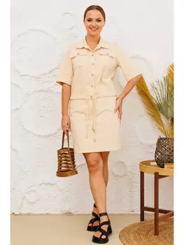 Юбочные костюмы 1438 бежевый