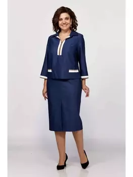 Юбочные костюмы 1462 индиго