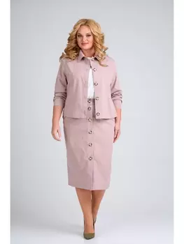 Юбочные костюмы 1717 пудра