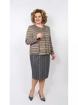 Юбочные костюмы 1855 горчица