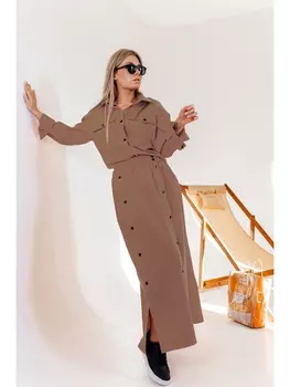 Юбочные костюмы 2017С кофейный