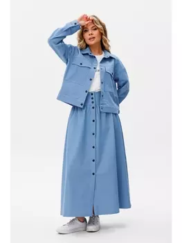 Юбочные костюмы 2065 голубой