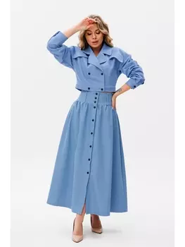 Юбочные костюмы 2068 голубой