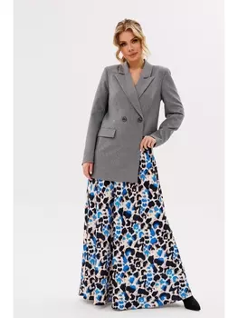 Юбочные костюмы 2089 серый-леопард