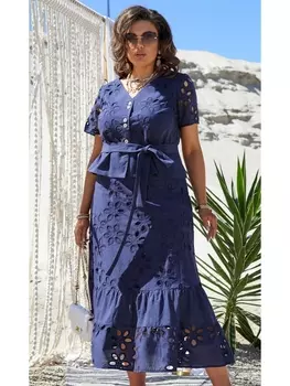 Юбочные костюмы 20993 темно-синий