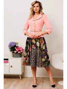 Юбочные костюмы 2136 персик