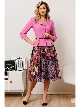 Юбочные костюмы 2136 розовый