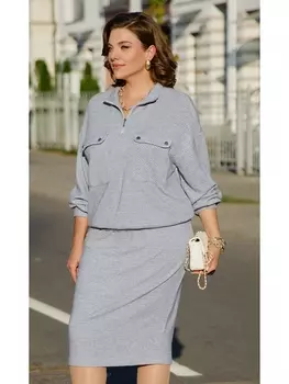 Юбочные костюмы 22183/1 серый