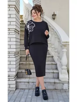 Юбочные костюмы 22663/1 черный