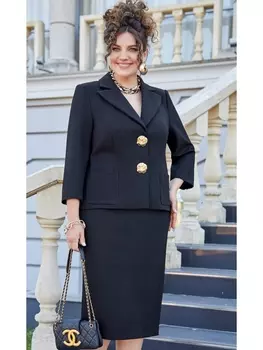 Юбочные костюмы 23163/1 черный