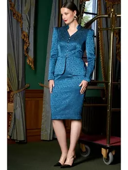 Юбочные костюмы 2319 бирюза