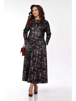 Юбочные костюмы 2429 черный+серый