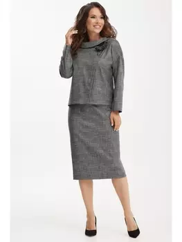 Юбочные костюмы 2486 серый