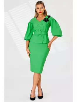 Юбочные костюмы 2521 зеленый