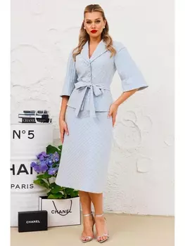 Юбочные костюмы 2618 голубой