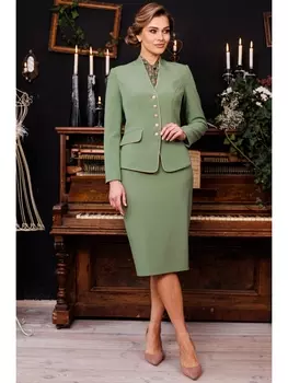 Юбочные костюмы 2808-1 хаки