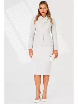 Юбочные костюмы 2824 серый