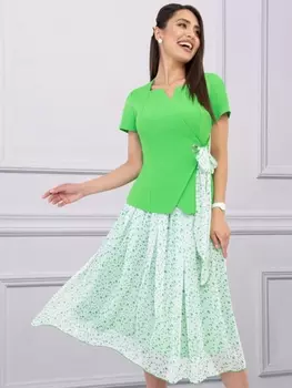 Юбочные костюмы 283714 (Актуально сегодня (2 в 1, грин))