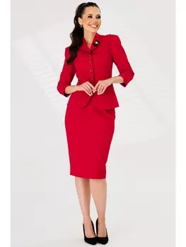 Юбочные костюмы 2858-1 красный