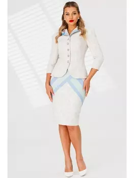 Юбочные костюмы 2858 молочный