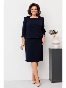 Юбочные костюмы 2-1422 синий