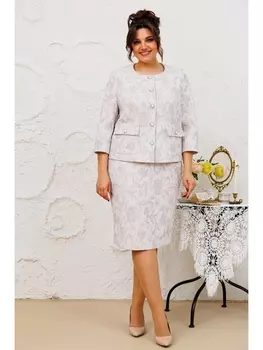 Юбочные костюмы 2-2449 пудра