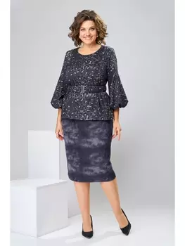 Юбочные костюмы 2-2735 синий