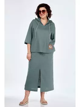 Юбочные костюмы 3106-3 мох