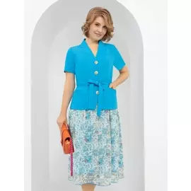 Юбочные костюмы 318559 (Всё в твоих руках (2 в 1, бирюза))