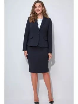 Юбочные костюмы 31988 т.синий