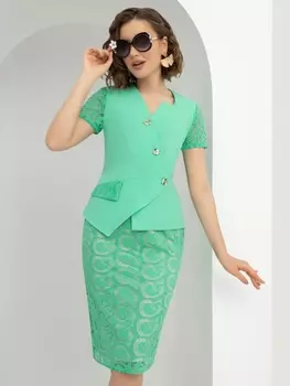 Юбочные костюмы 324963 (Утончённый вкус (2 в 1, мята))