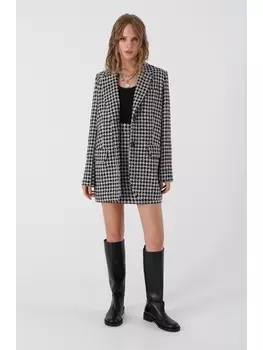 Юбочные костюмы 3427 черно-белый