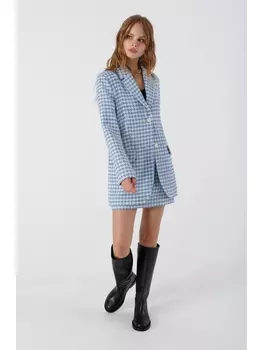 Юбочные костюмы 3427 голубой