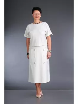 Юбочные костюмы 346 молочный