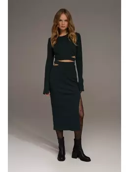 Юбочные костюмы 3543 изумрудный